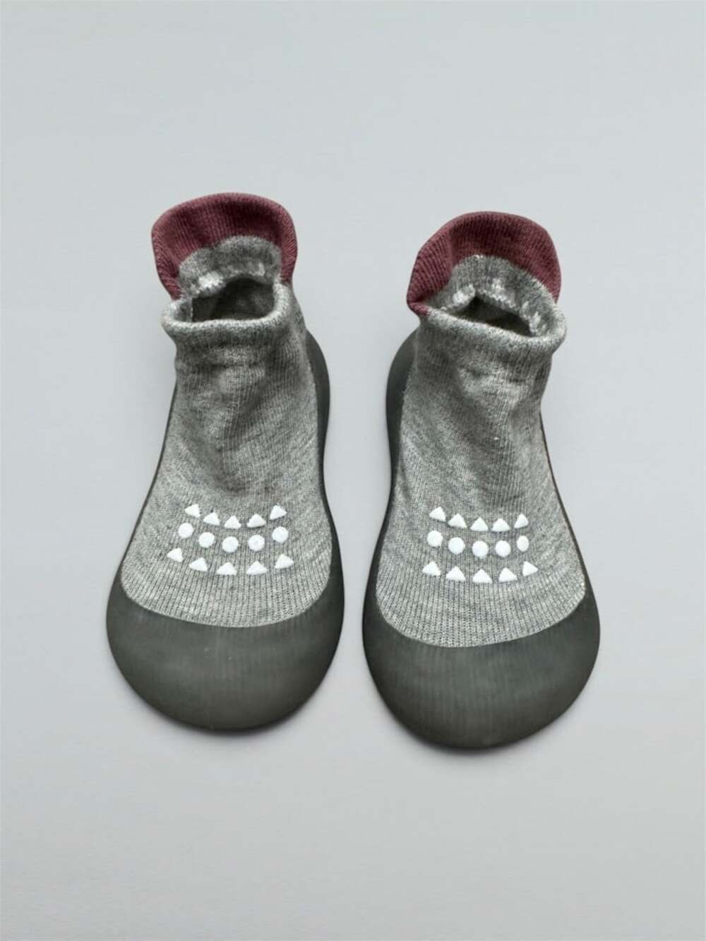 Gray Sock First Walker Shoes Flexible Non Slip Baby Toddler Size 13.5W
